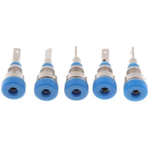 bnf 5x5Pieces 2mm Banana Jack Binding Post Nut for Multimet