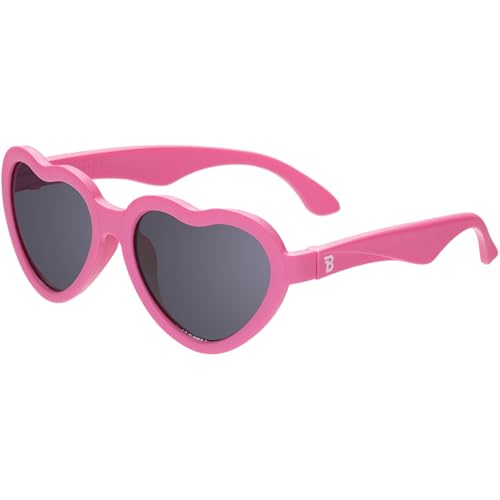 Babiators Originals Hearts | Paparazzi Pink | Smoke Lens | Ages 3-5