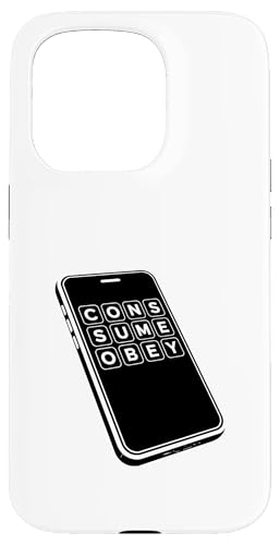 Conume Obey Dystopian Phone Doom Scrolling�f�W�^���J���g�B �X�}�z�P�[�X iPhone 15 Pro �p