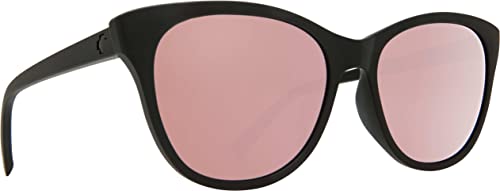 Spy Optic Spritzer, Cat-Eye Sunglasses, Color And Contrast Enhancing Lenses, Matte Black Bronze - Rose Sprectra Mirror Lenses #TOP27