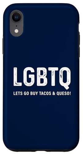 �ʔ����^�R�X�f�U�C�� - LGBTQ Let's Go Buy Tacos & Queso �X�}�z�P�[�X iPhone XR �p