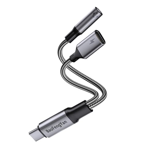 Adaptateur type C double écouteur et chargeur pour iPad Pro et Google Pixel