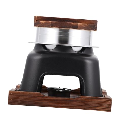 BESPORTBLE 1pc Outdoor Cooking Rice Cooker Picnic Cookware for Hiking Camping Picnics Easy to Clean Tough Non-Sticky for People Light Brown Finish