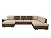 Produktbild Mirjan24 Eckcouch Ecksofa Niko Bis! Design Sofa Couch! mit Schlaffunktion und Bettkasten! U-Sofa Große Farbauswahl! Wohnlandschaft vom Hersteller (Ecksofa Links, Cairo 35 + Cairo 22)