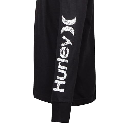 Image of Hurley boys Long Sleeve Hooded Graphic T-shirt