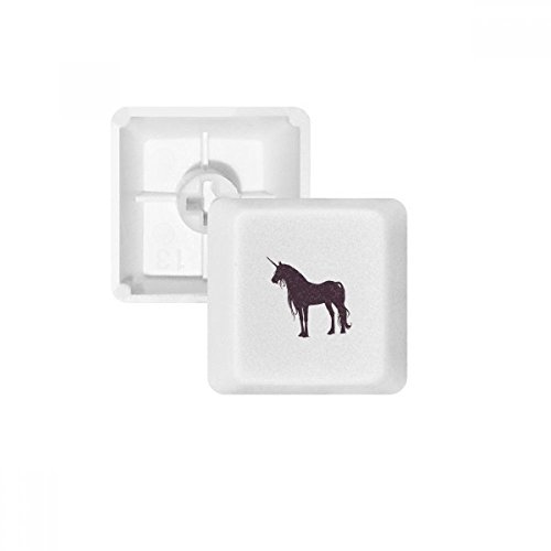 Keycaps PBT Licornes pour clavier mécanique OEM blanc sans marquage R3