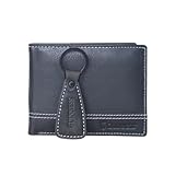 GUINNESS® Black Leather Wallet & Key Fob Gift Set – RFID Blocking, Genuine Leather Bi-Fold Wallet for Men, Slim Card Holder, Stylish & Durable Men’s Wallet – Official Merchandise