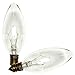 Westinghouse 4023 40-Watt, B 9-1/2 Decorative Ceiling Fan Bulb, Candelabra Base, Clear 2-Pack