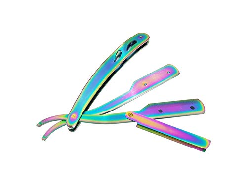 Image of Verbier Salon Shaving Razor For Men /Boys Razor For Body Hair And Golden Razor For Shaving Free 5 Blades Golden 15 Gram Pack Of 1