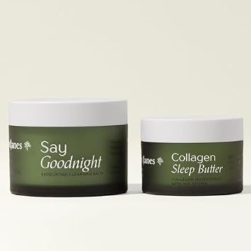 GOODJANES Sleep Rejuvenation Set Say Goodnight Exfoliating Cleansing Balm + Collagen Sleep Butter Night Cream