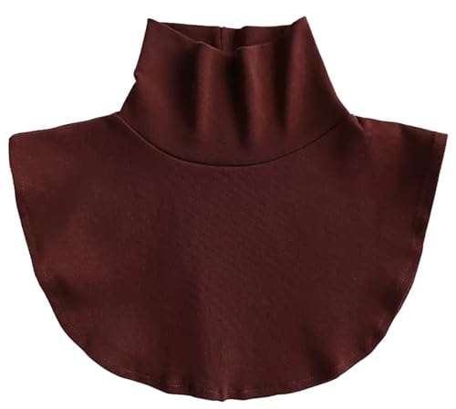 Image of NIDMIDO Fake Turtleneck Dickey Detachable Collars Wear Outer or in Sweater Hoodie Thickening High Neck Mock Collar for Women