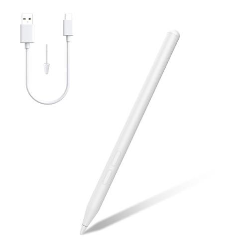 Rechargeable MPP 2.0 Tilt Stylus Pen for HP 4096 Pressure Sensitivity Palm Rejection Compatible with HP Omnibook/Envy/Pavilion/Spectre x360 2-in-1 Laptops Ideal for Drawing & Note-Taking