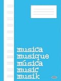Papier à musique Quaderno di musica (block, cahier de musique) livre sur la musique