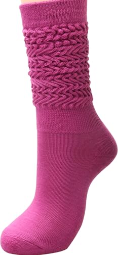 Image of Galsang Women's Slouch socks Women's Knee-High Scrunch Socks for Women,Soft Long Scrunch Boot Socks,#K306