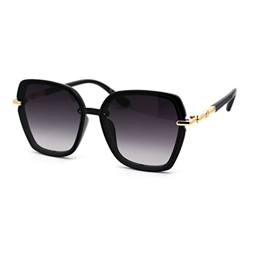 SA106 Womens Designer Chic Luxury Metal Jewel Arm Butterfly Sunglasses