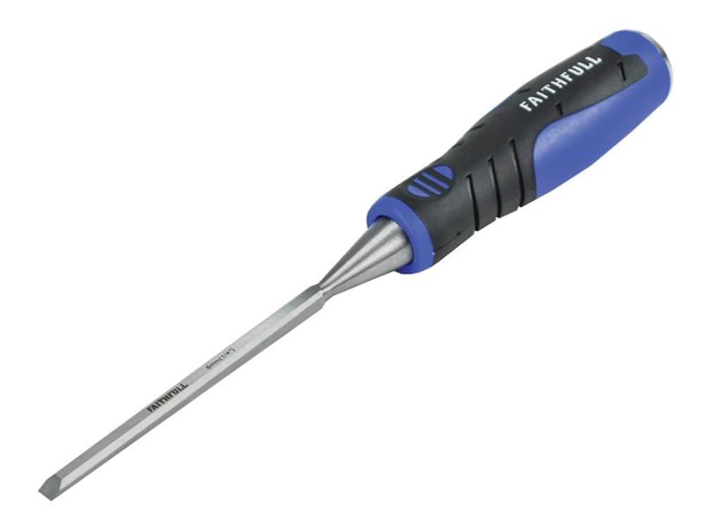 Faithfull FAIWCSG6 Soft Grip Bevel Edge Chisel 6mm (1/4in)