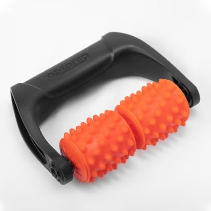 Massage Equipment 100, Roller Massage Equipment | Manual massage for relief from body pain. Relief from pain from legs, back, chest, shoulders, weapons, abs. Compact and portable | Pack of 1 | orange Massage Equipment 100, Roller Massage Equipment | Manual massage for relief from body pain. Relief from pain from legs, back, chest, shoulders, weapons, abs. Compact and portable | Pack of 1 | orange