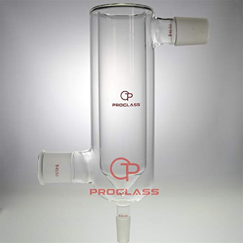 PROGLASS Left Female Right Male 45/50 24/40 100MM Cold Trap Body Length 300mm