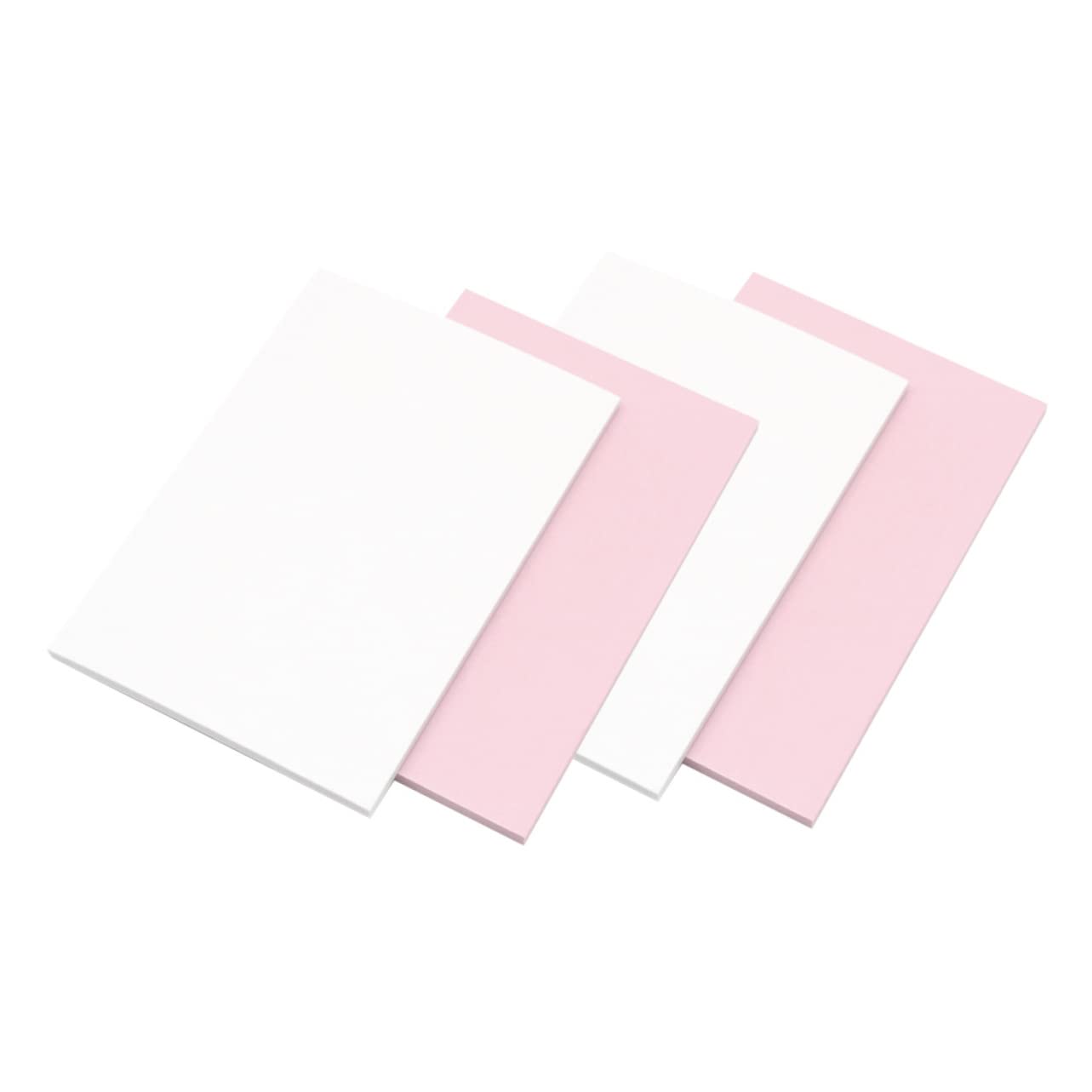 NUOBESTY 4pcs Professional Rubber Blocks for Stamp Making Kit DIY Carving Material Flexible Rubber Stamps Crafts Easy Applicati