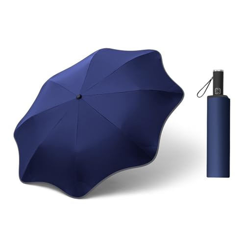 Parapluie automatique noir avec ouverture et fermeture rapide pour voyages et quotidien