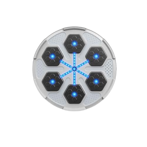 NYHGOXM 無線式スマホ対応 音楽リズムパンチングマシン 壁掛け型サンドバッグ ボクササイズトレーニングマシン 大人子供用 家庭用ダイエット器具 ボクシンググローブ付属 (L)