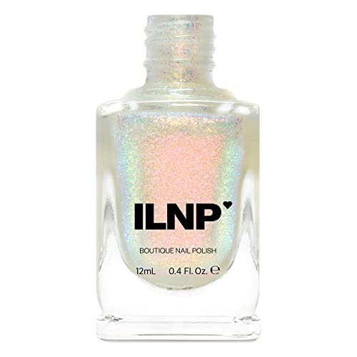 Image of ILNP Limitless - Vivid Pink, Bright Green Iridescent Topper Nail Polish