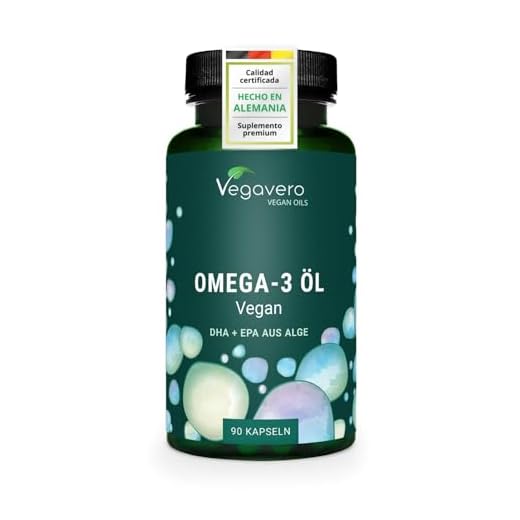 Omega 3 Vegano | 1500 mg de Aceite de Algas | DHA + EPA - 675 mg | 90 Cápsulas Sin Gelatina | Sin Aditivos | 100% vegetal | Vegavero®