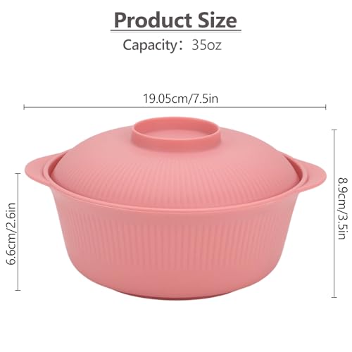 MFBJXC Cereal Bowls, 35 oz, 6PCS, Multi Colors by MFBJXC - Used condition - Image 2