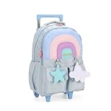 Mochila com Rodinhas Arco-Íris Up4You - Luxcel