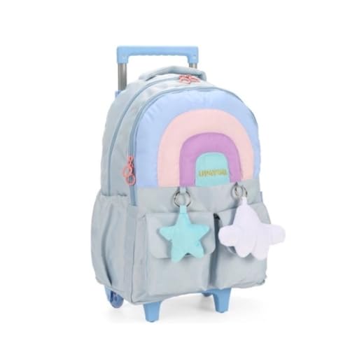 Mochila com Rodinhas Arco-Íris Up4You - Luxcel