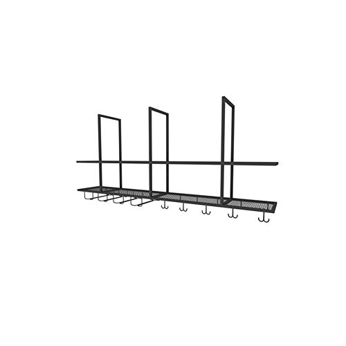 GPFDM Bar Techo Tipo Vitrina De Vino/Soporte De Flores - Portavasos Colgante Minimalista Moderno De Hierro Forjado,180 * 30 * 80cm