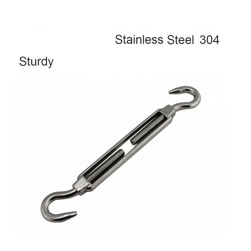 Turnbuckles 5PCS Turnbuckle Stainless Steel 304 Hook M5 miniatura 2
