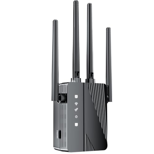 Image of 2026 WiFi Extender Signal Booster, Longest Range up to 16000 sq.ft for Home, Wireless Internet Extender with Ethernet Port, 1-Tap Setup, Compatible with 99% Routers
