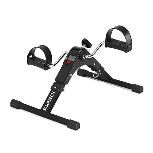 Mini Cyclette, biciclo, pedaliera pieghevole per riabilitazione muscolare braccia e gambe