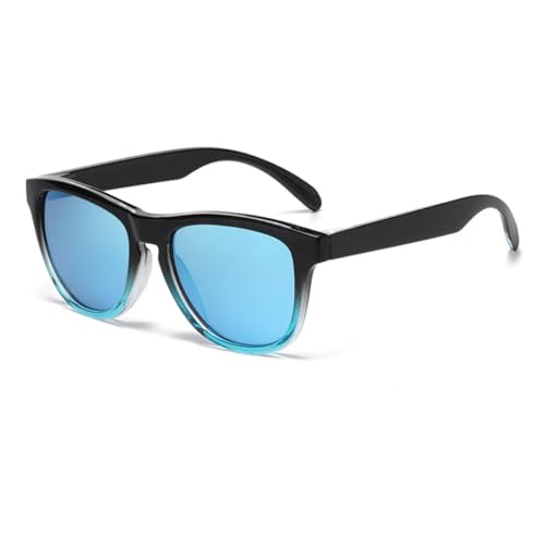 Lunettes de soleil rétro à verres miroir dégradé pour protéger vos yeux