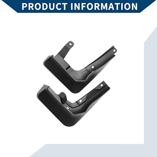 Image of Mud Flaps Splash Guards W /Mount Accessories for Audi A6L Sport 2019-2023 Front and Rear Mud Guards 1 Set