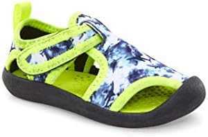 OshKosh B'Gosh Boy's Aquatic Water Shoe, Charcoal/Neon, 10 Toddler | Image 5