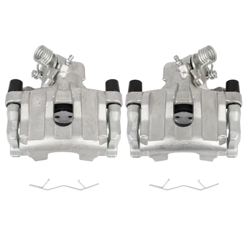 Image of SCITOO 19B6284A 19B6285A Rear Left & Right Disc Brake Calipers Assembly w /Bracket for Ford for C-Max /for Escape /for Transit Connect,for Mazda for 3 /for 3 Sport