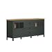Produktbild trendteam smart living - Stanton - Sideboard - Tannengrün/Evoke Eiche - Schrank mit 4 Fächern und 3 Vollauszug Schubladen - (BxHxT) 185 x 86 x 45 cm - Landhausstil