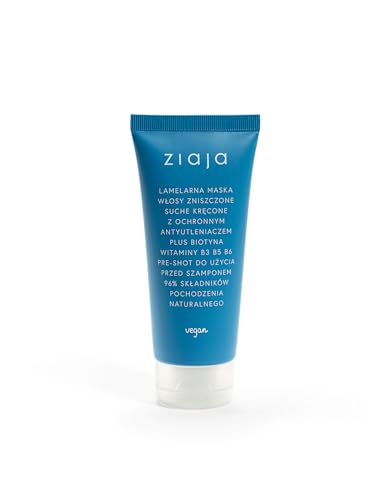 ZIAJA Cura maschera intensa per capelli secchi, ricci o indeboliti per nutrire e riparare con azione riparativa