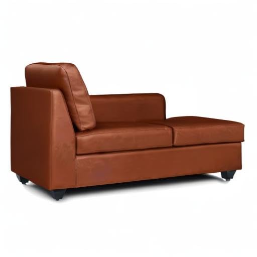 Image of Wakefit Sofa Set | 3 Year Warranty | Sofa 3 Seater, 3 Seater Sofa for Living Room, Wooden Sofa Set, 3 Seater + Right Aligned, Sofa for Living Room - Napper(Romance : Tan)