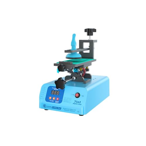 S-918L Plus LCD Screen Separator Machine – 7 Inch Heating Plate, Built-in Vacuum Pump, Touch Screen Glass Removal Tool for Phone Repair, Compatible with iPhone/Samsung/Huawei for Mobile Repair Shops