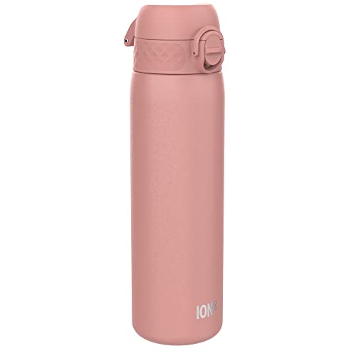 ION8 Lightweight Steel Water Bottle, 600 ml/20 oz, Non-Insulated, Leak Proof, Easy to Open, Secure Lock, Dishwasher Safe