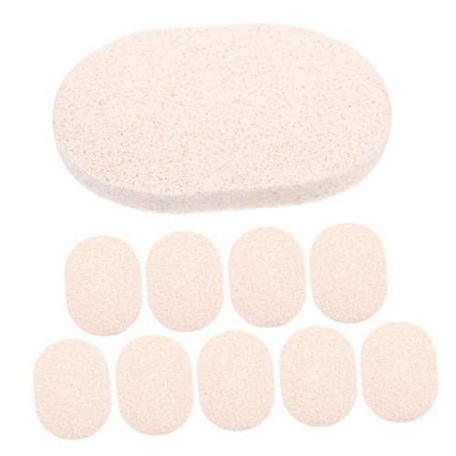 WOFASHPURET 10Pcs Convenient Exfoliating Sponges for Deep Facial Cleansing Lightweight Household Face Scrubbers Gentle Skin Care for Daily Use Women