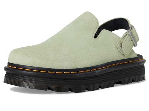 Image of Dr. Martens Unisex Zeb Zag Mule Sage Green UK 6 (US Men's 7, US Women's 8) Medium