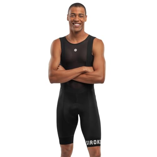 SIROKO Culote Corto Ciclismo Bx Squadra Negro M