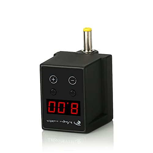 Wireless Tattoo Power Supply RCA/DC Interface Adjustable Voltage 8 Hours Working Time Light Weight and Easy To Use Rechargeable Battery for Rotary Tattoo Machine (DC Interface)