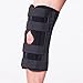 ANGGREK Knee Brace, 3 Panel Adjustable Speed Recovery Knee Leg Immobilizer Knee Leg Splint Knee Support Brace Knee Compression Sleeve for Sprains(M)