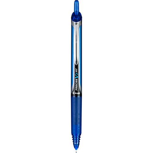 PILOT Precise V7 RT Retractable Rollerball Pens, 0.7mm, Blue, 8-Pack - image 2