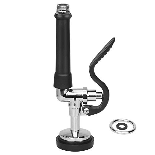 COOLWEST Pre-Rinse Spray Valve Head for All Commercial Kitchen Sink Faucet, High Pressure Dish Sprayer Nozzle with Hand Grip Assembly Replacement Kit for Restaurant Industrial Faucets